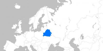 Karta över Vitryssland europa