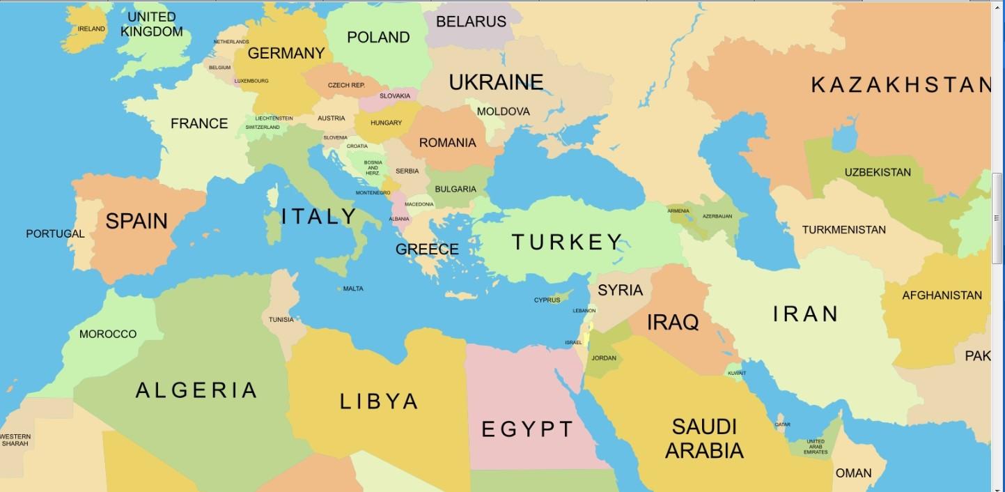 Karta över Världens Länder – Karta 2020
